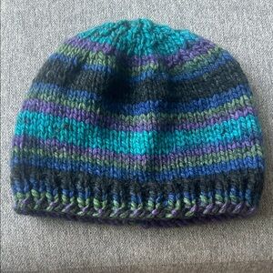 Striped Knit Beanie